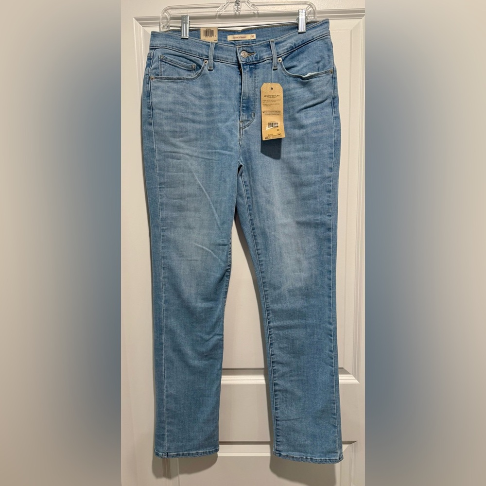 Levi's Light Blue Straight Leg Jeans